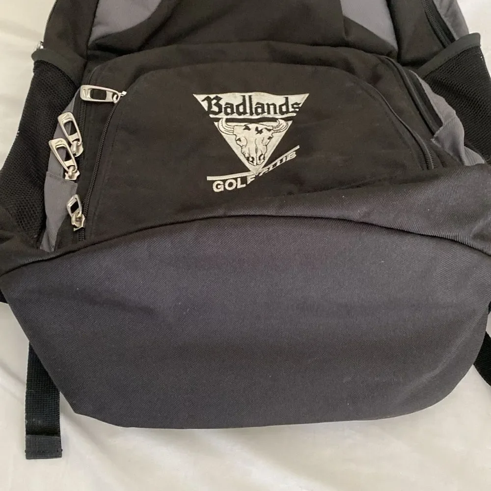 NIKE Backpack with BADLANDS Golf Club Embroidered on Front OS